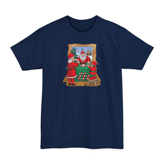 Happy Birthday Santa - Men's Tall T-Shirt
