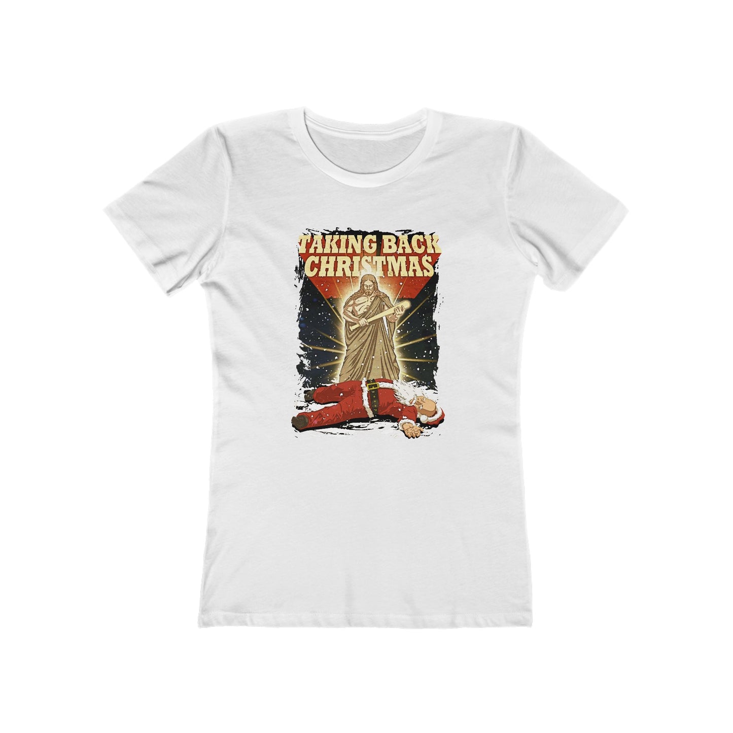 Taking Back Christmas (Jesus Vs. Santa) - Women’s T-Shirt