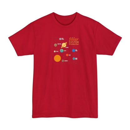 The Solar System Of Juvenile Puns - Men's Tall T-Shirt