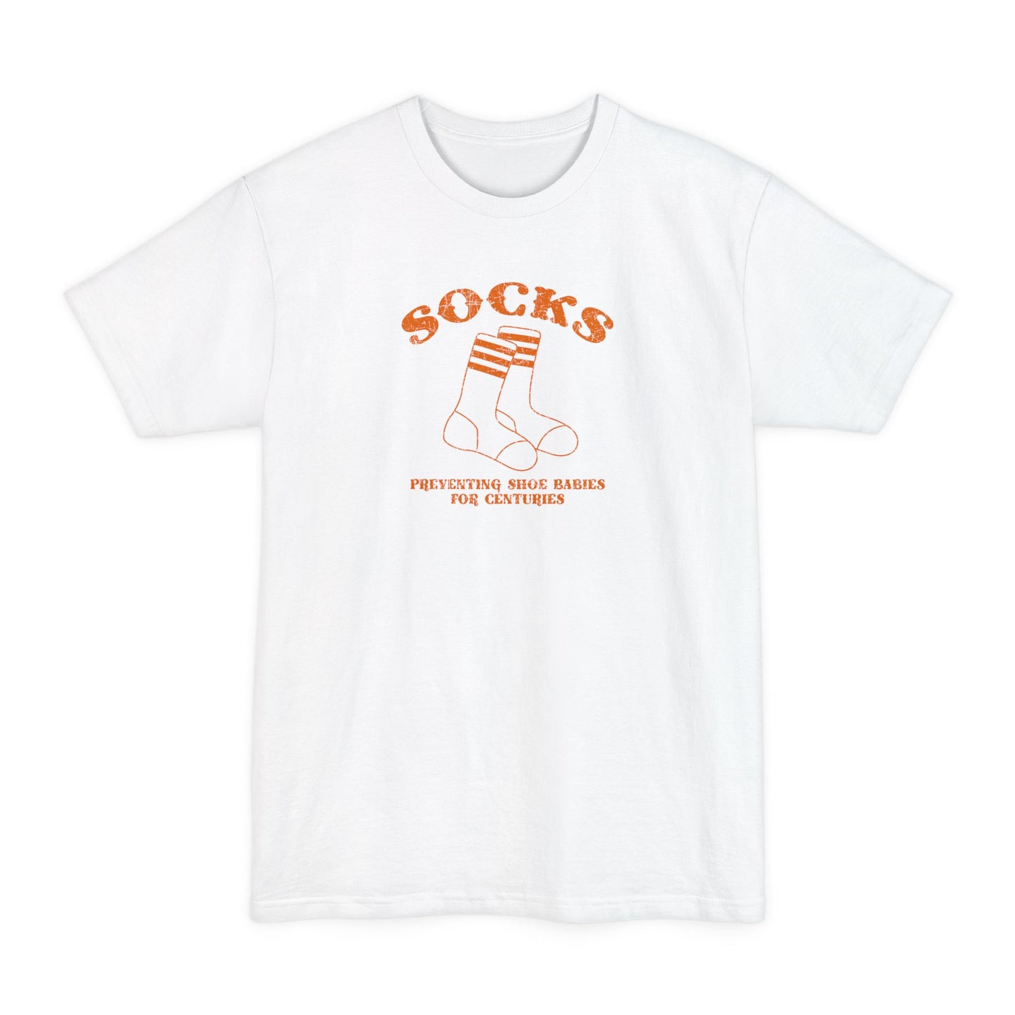 Socks - Preventing Shoe Babies For Centuries - Men's Tall T-Shirt