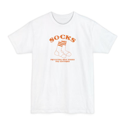 Socks - Preventing Shoe Babies For Centuries - Men's Tall T-Shirt