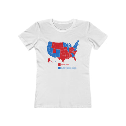 Republicans (Red States) - Elitist Election Riggers (Blue States) - Women's T-Shirt