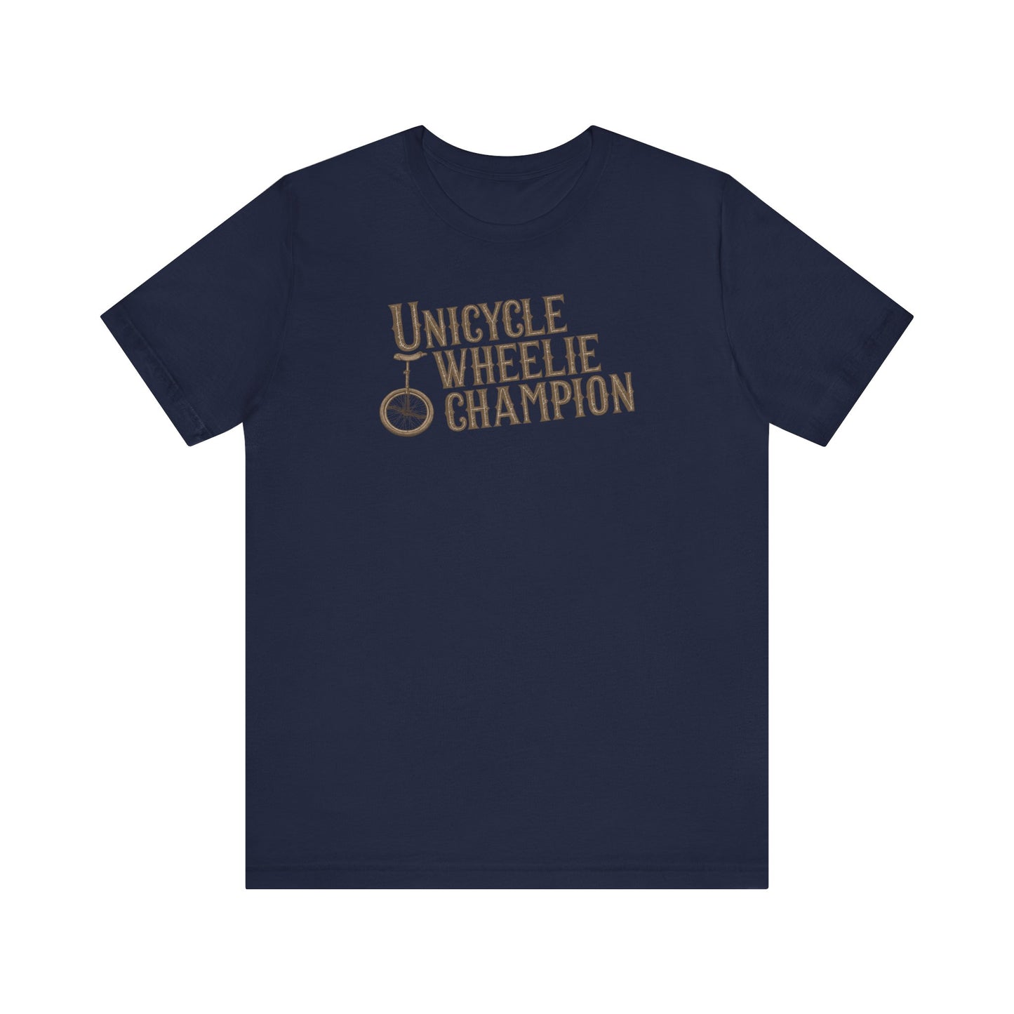 Unicycle Wheelie Champion - Men's T-Shirt