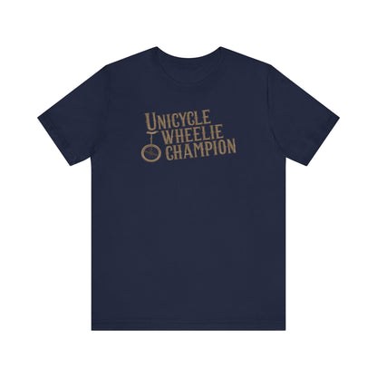 Unicycle Wheelie Champion - Men's T-Shirt