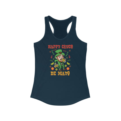 Happy Cinco De Mayo! (St. Patrick's Day) - Women’s Racerback Tank