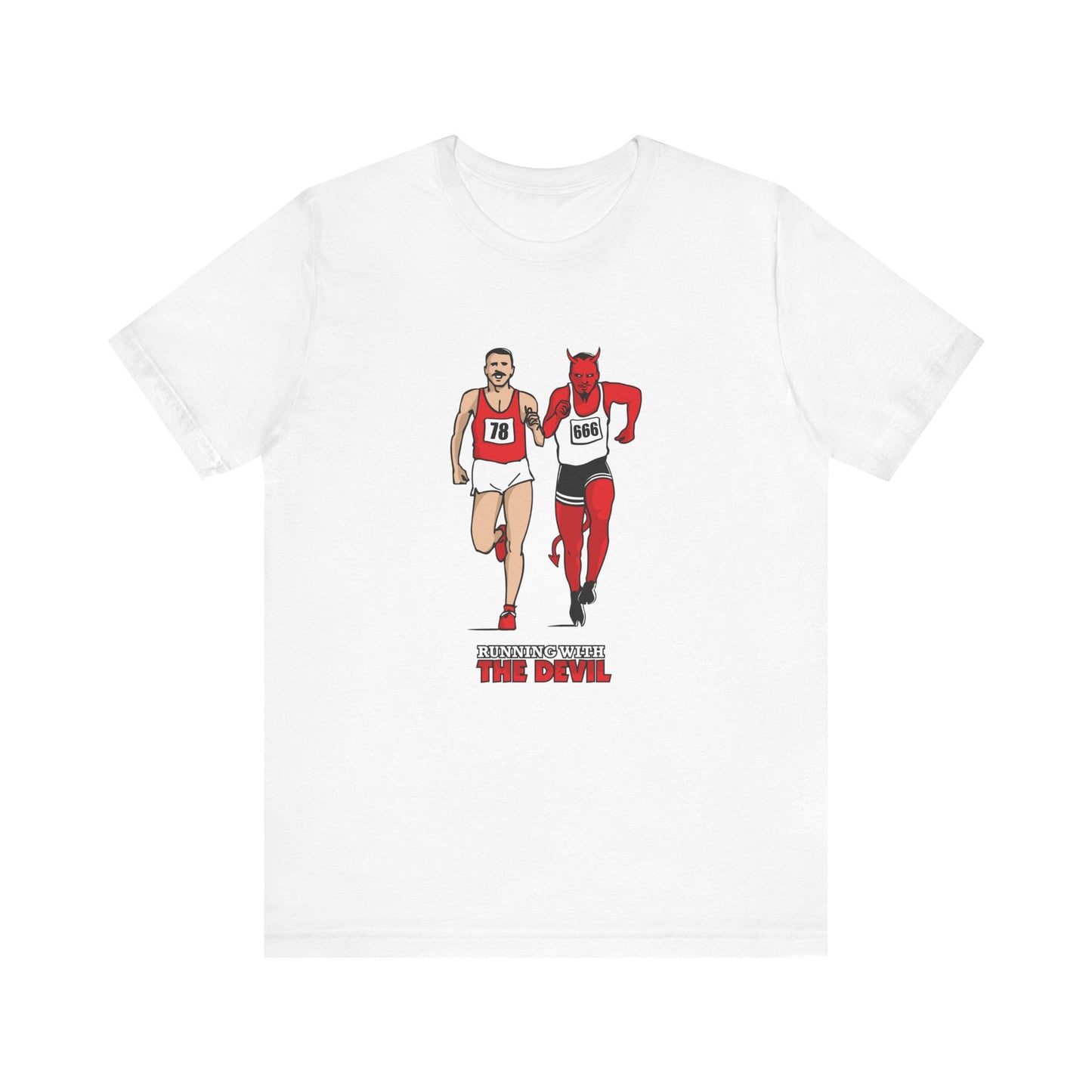 Running With The Devil - Men's T-Shirt
