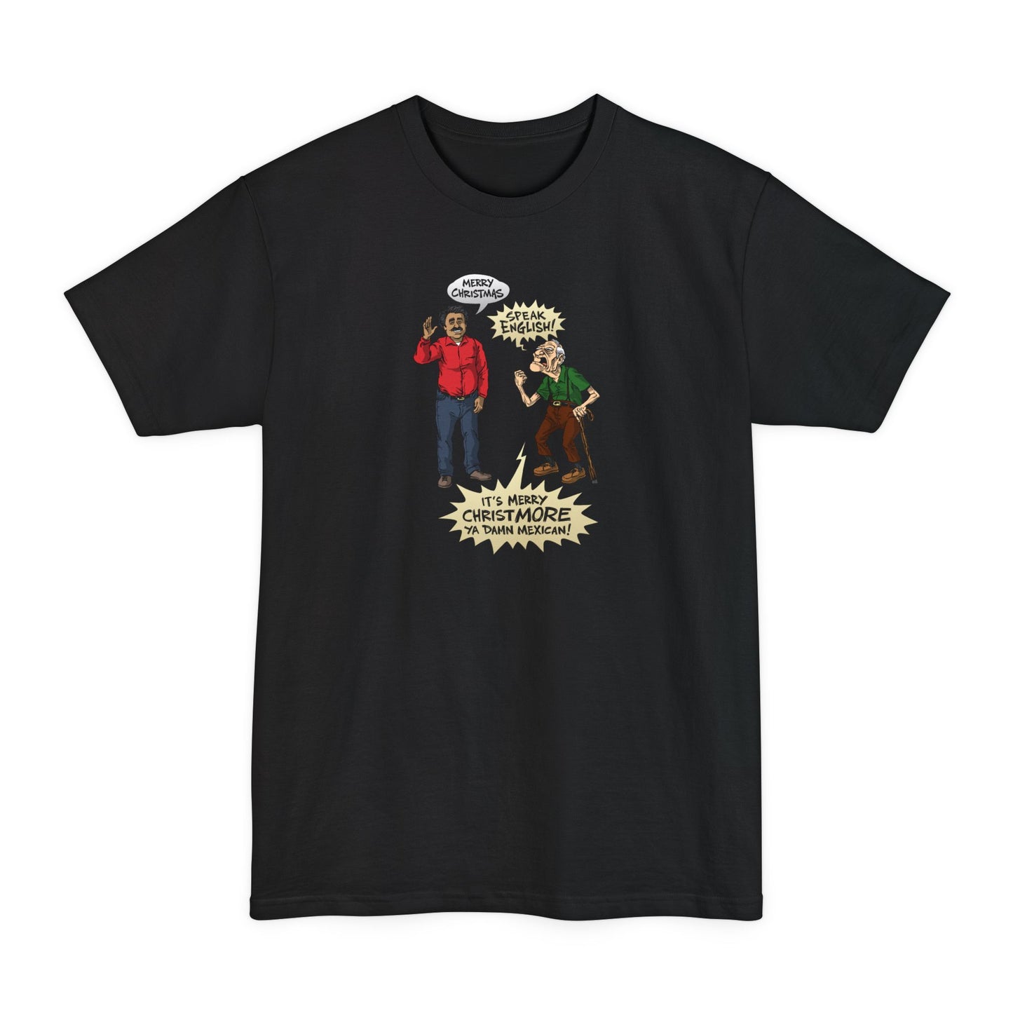 Merry Christmas Vs. Merry Christmore - Men's Tall T-Shirt