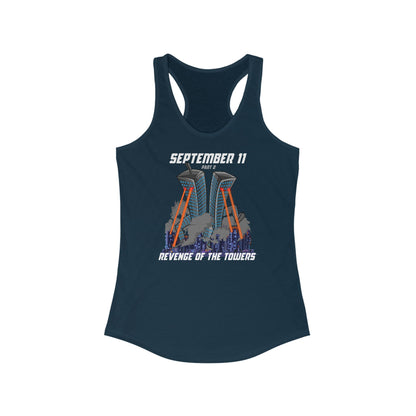 September 9-11 Part Two - Revenge Of The Towers - Women's Racerback Tank