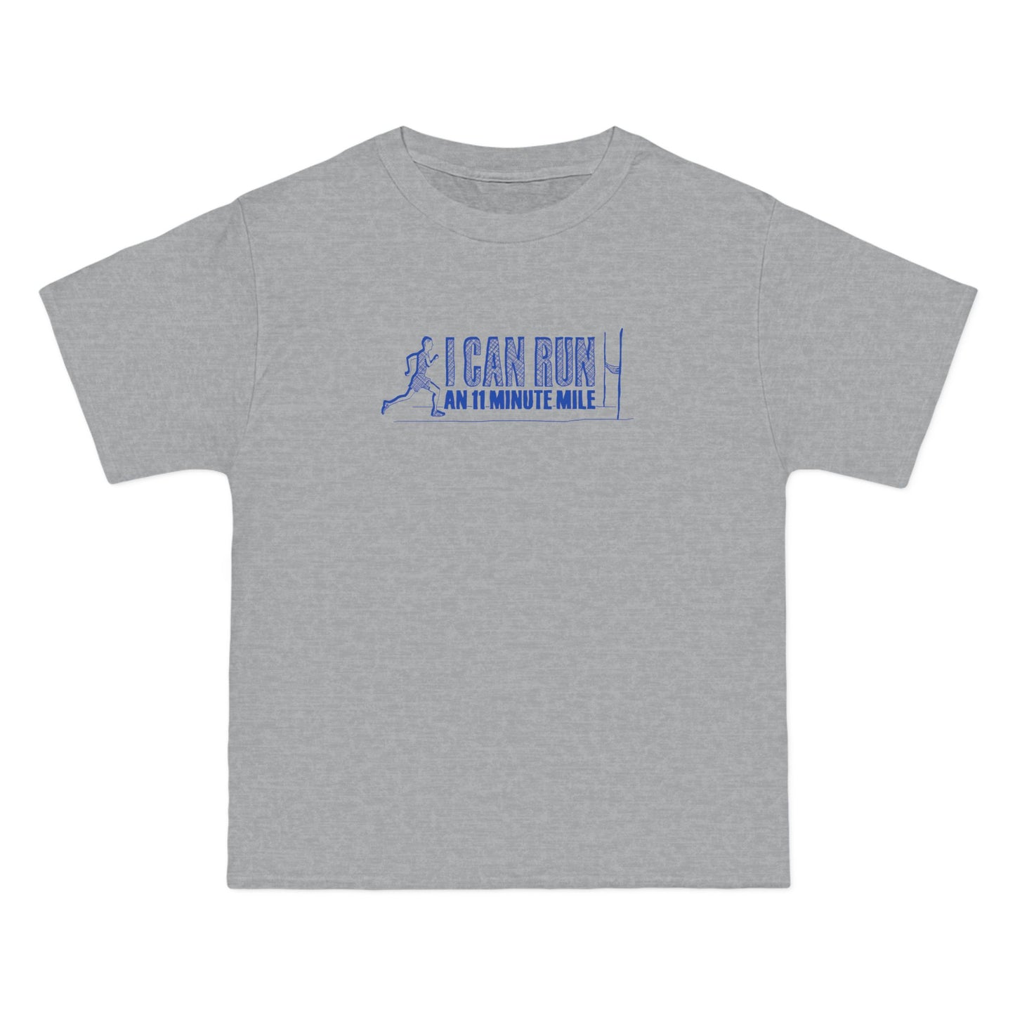 I Can Run An 11 Minute Mile - Men's Heavyweight T-Shirt