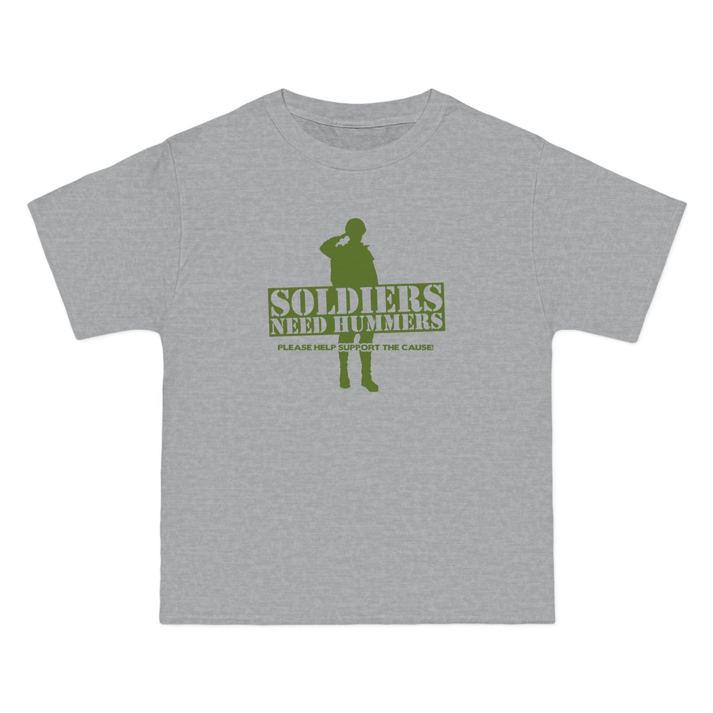 Soldiers Need Hummers - Please Help Support The Cause - Men's Heavyweight T-Shirt