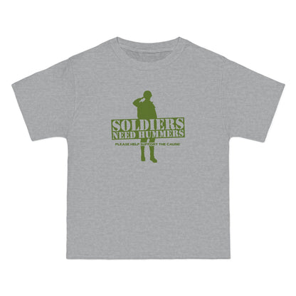 Soldiers Need Hummers - Please Help Support The Cause - Men's Heavyweight T-Shirt