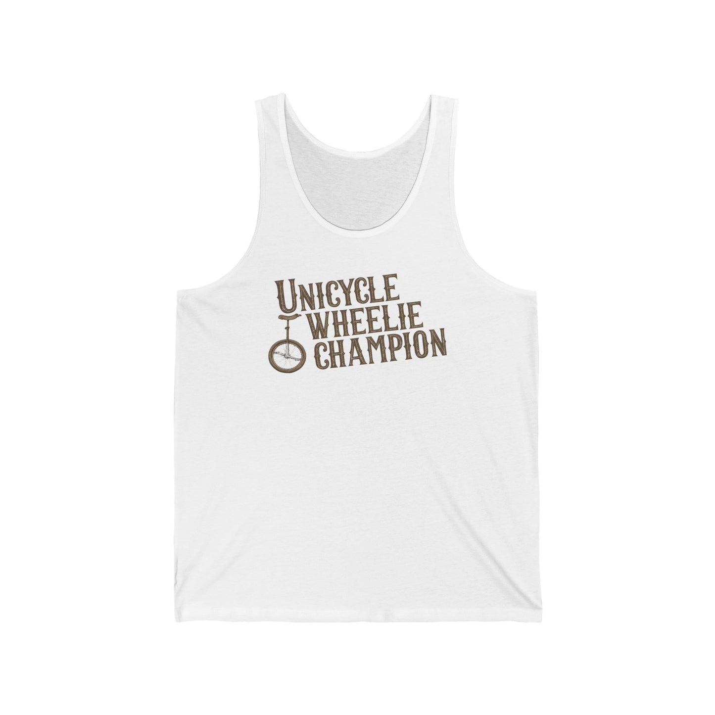 Unicycle Wheelie Champion  - Unisex Tank