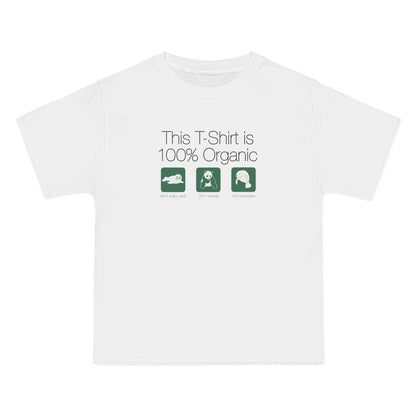 This Shirt Is 100% Organic - 65% Baby Seal 25% Panda 10% Manatee - Men's Heavyweight T-Shirt