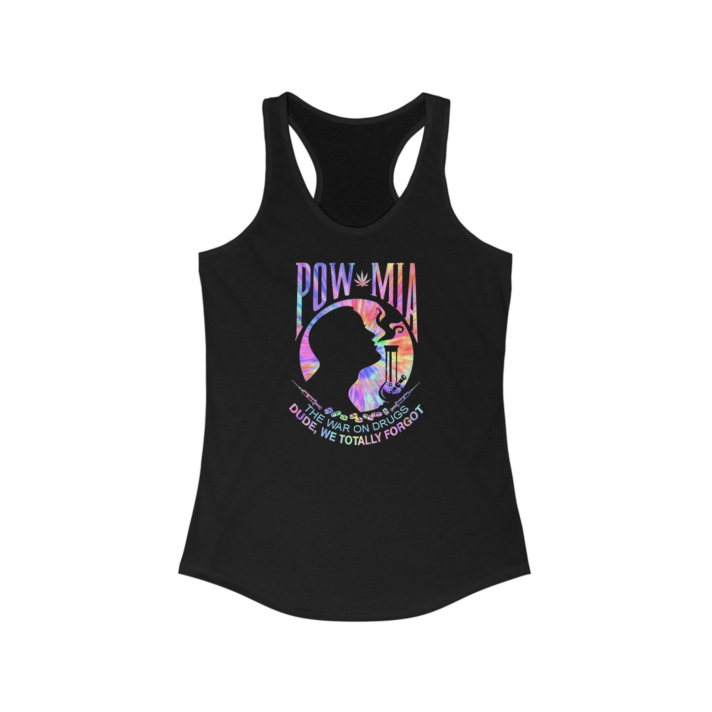 Pow/Mia (War On Drugs) - Women’s Racerback Tank