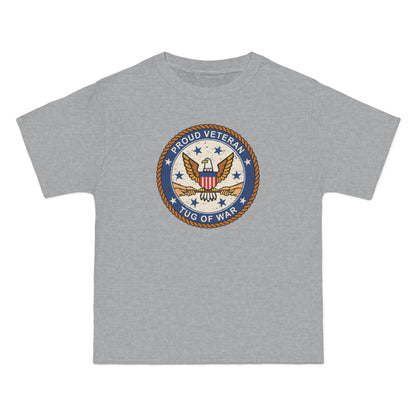 Proud Veteran (Tug Of War) - Men's Heavyweight T-Shirt