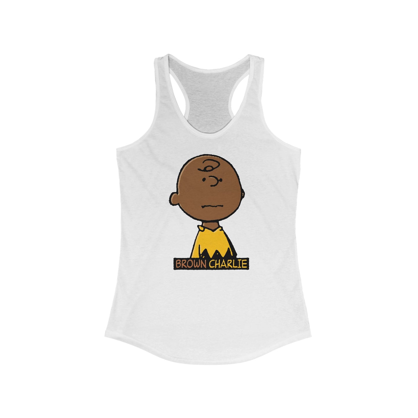 Brown Charlie - Women's Racerback Tank