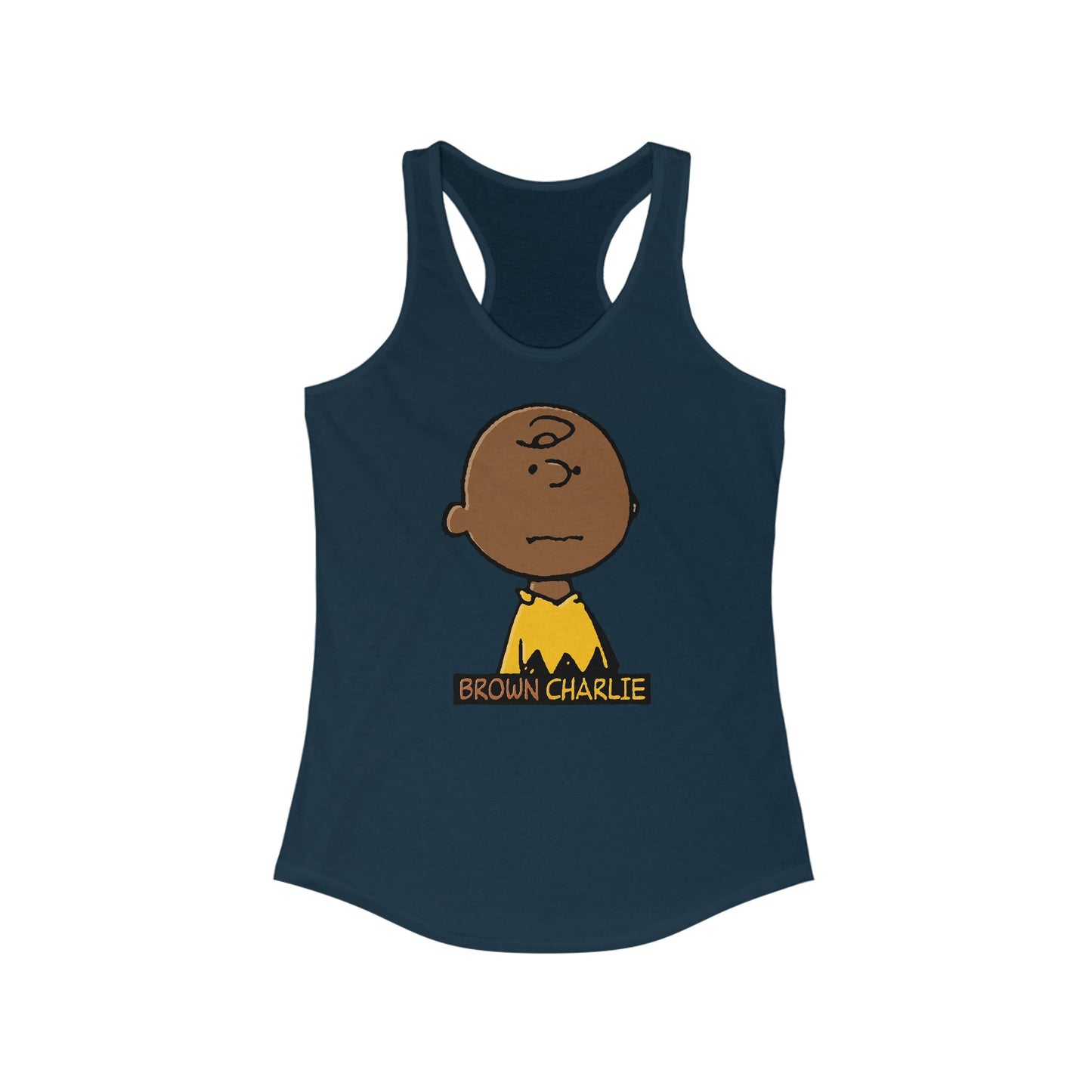 Brown Charlie - Women's Racerback Tank
