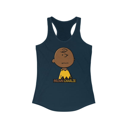 Brown Charlie - Women's Racerback Tank