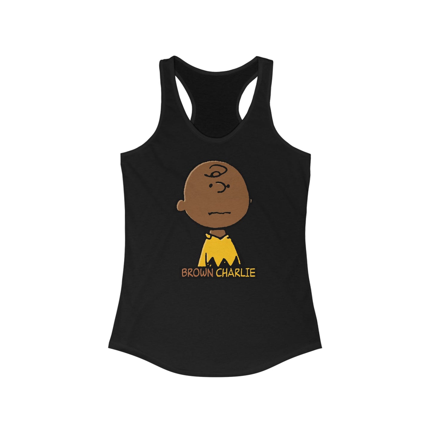Brown Charlie - Women's Racerback Tank