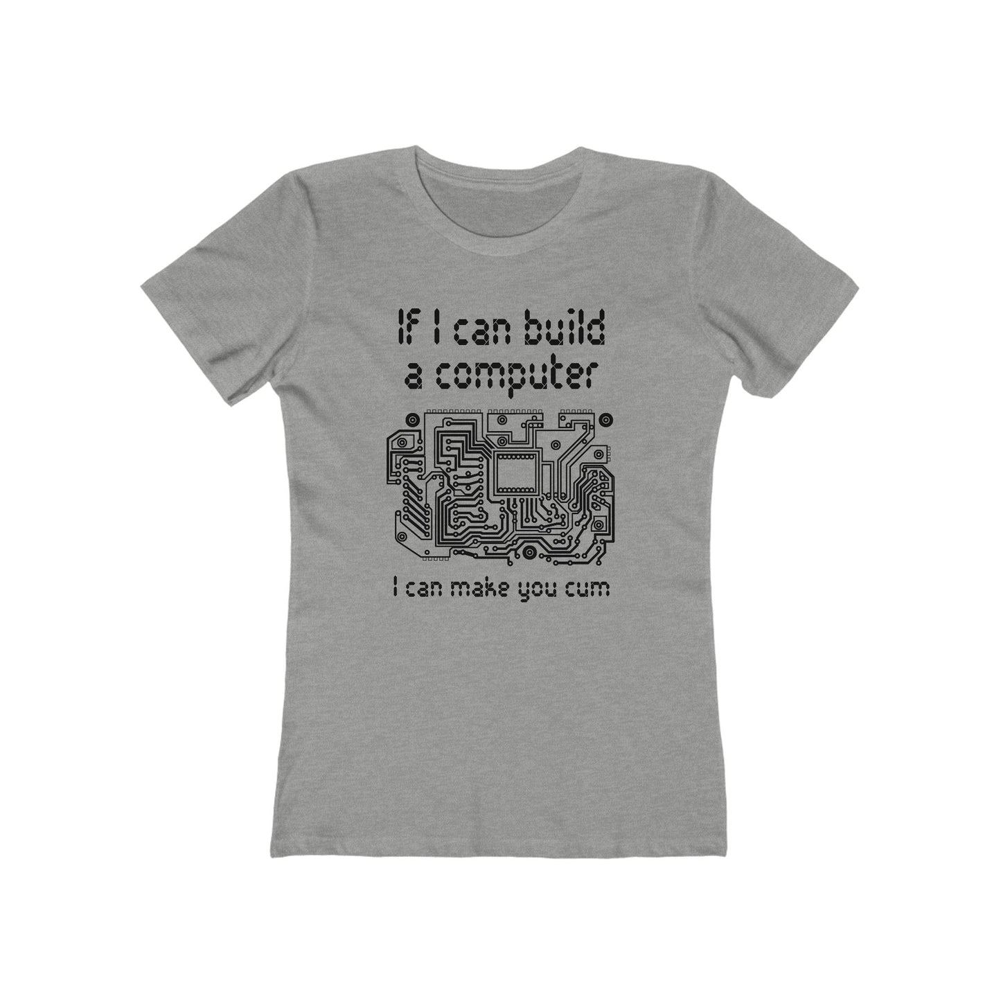 If I Can Build A Computer I Can Make You Cum - Women’s T-Shirt