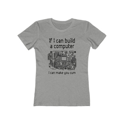 If I Can Build A Computer I Can Make You Cum - Women’s T-Shirt