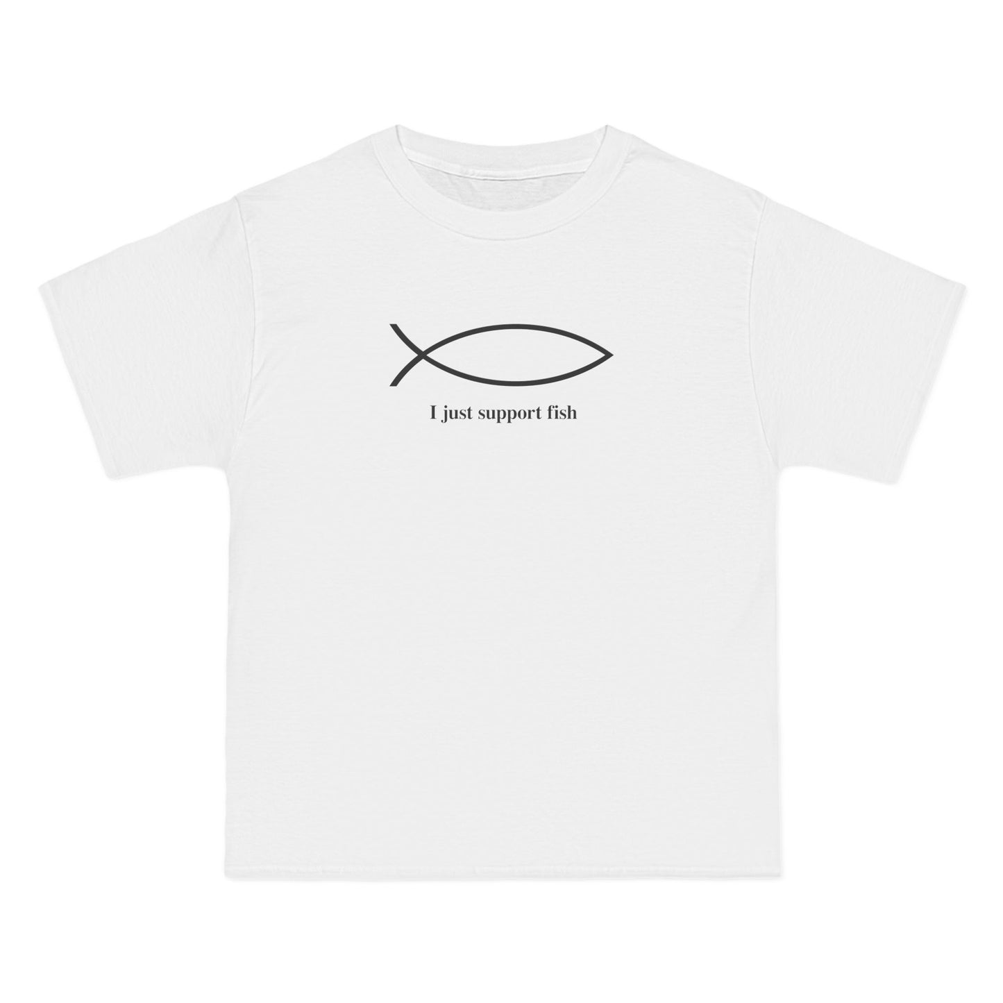 I Just Support Fish - Men's Heavyweight T-Shirt