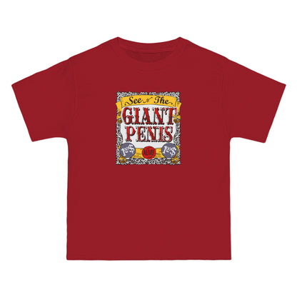 See The Giant Penis - Men's Heavyweight T-Shirt