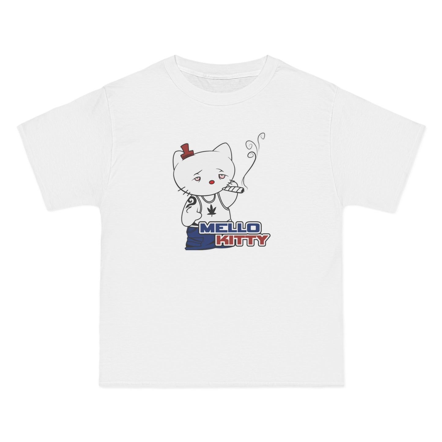 Mello Kitty - Men's Heavyweight T-Shirt