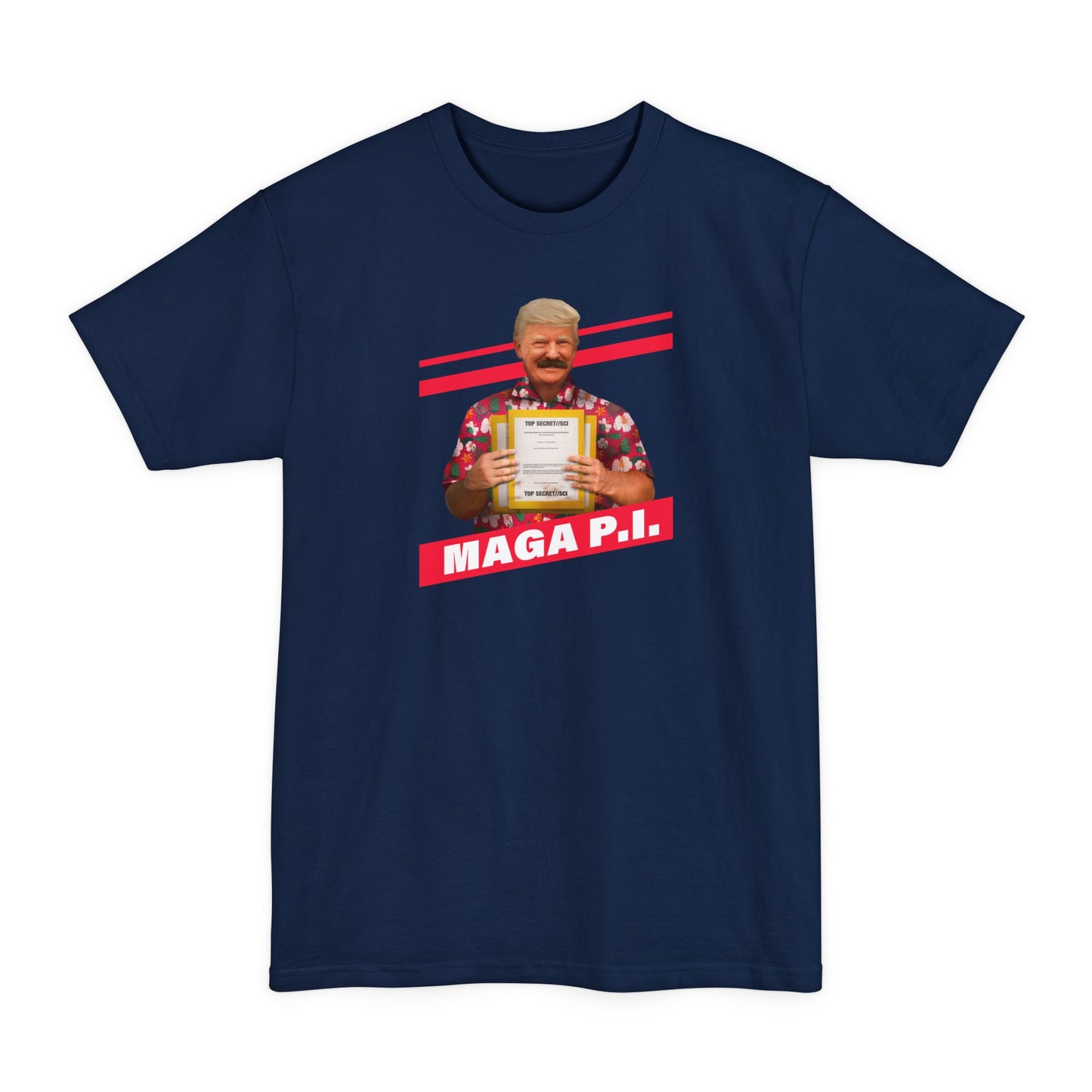 Maga P.I. (Donald Trump) - Men's Tall T-Shirt