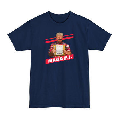 Maga P.I. (Donald Trump) - Men's Tall T-Shirt
