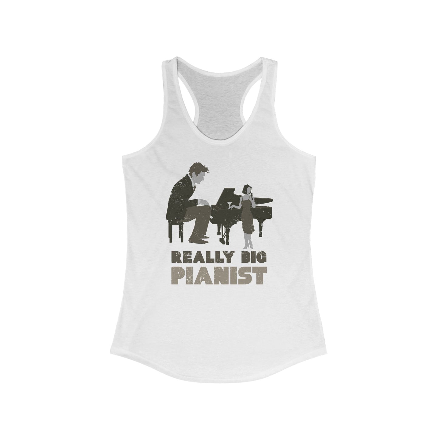 Really Big Pianist  - Women's Racerback Tank
