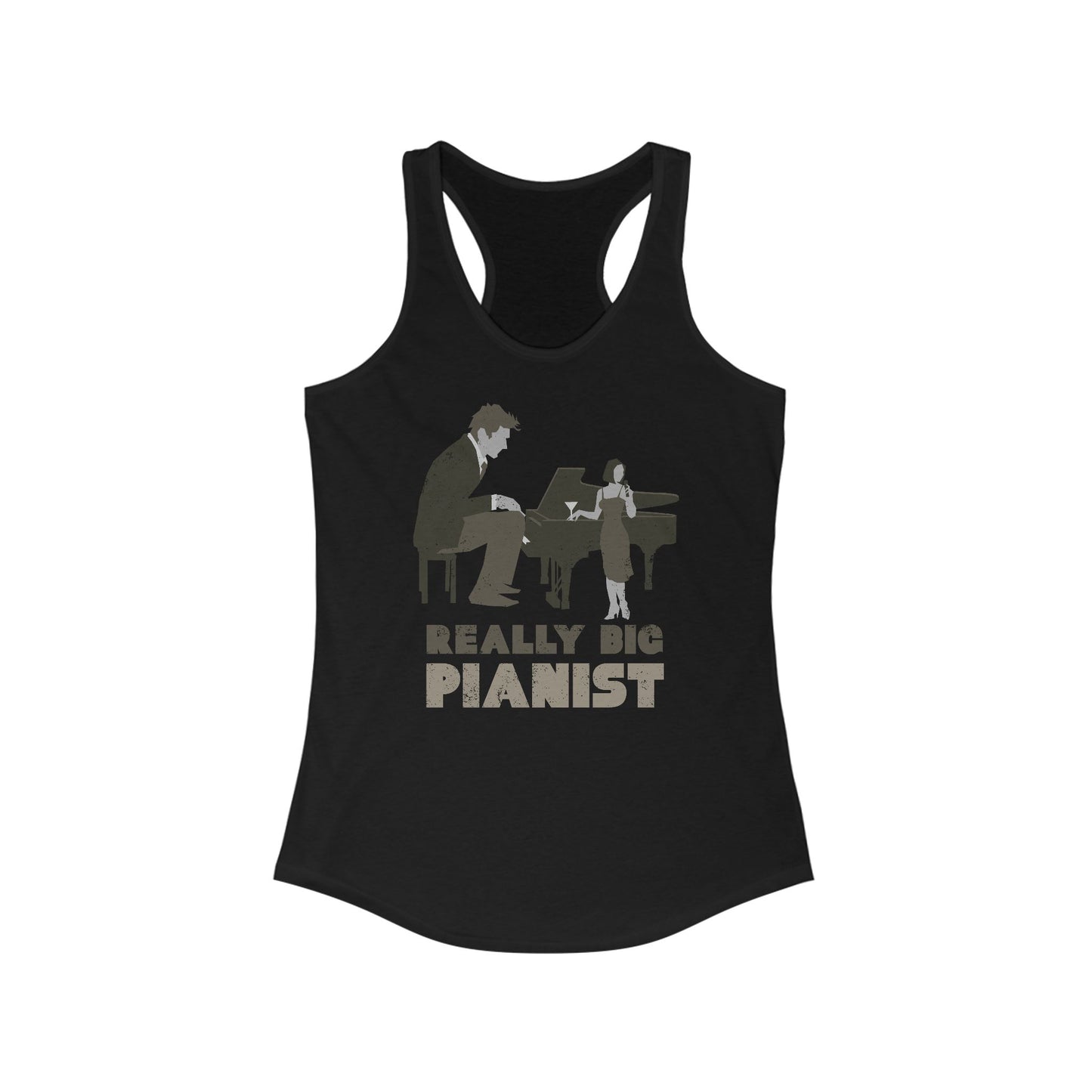 Really Big Pianist  - Women's Racerback Tank