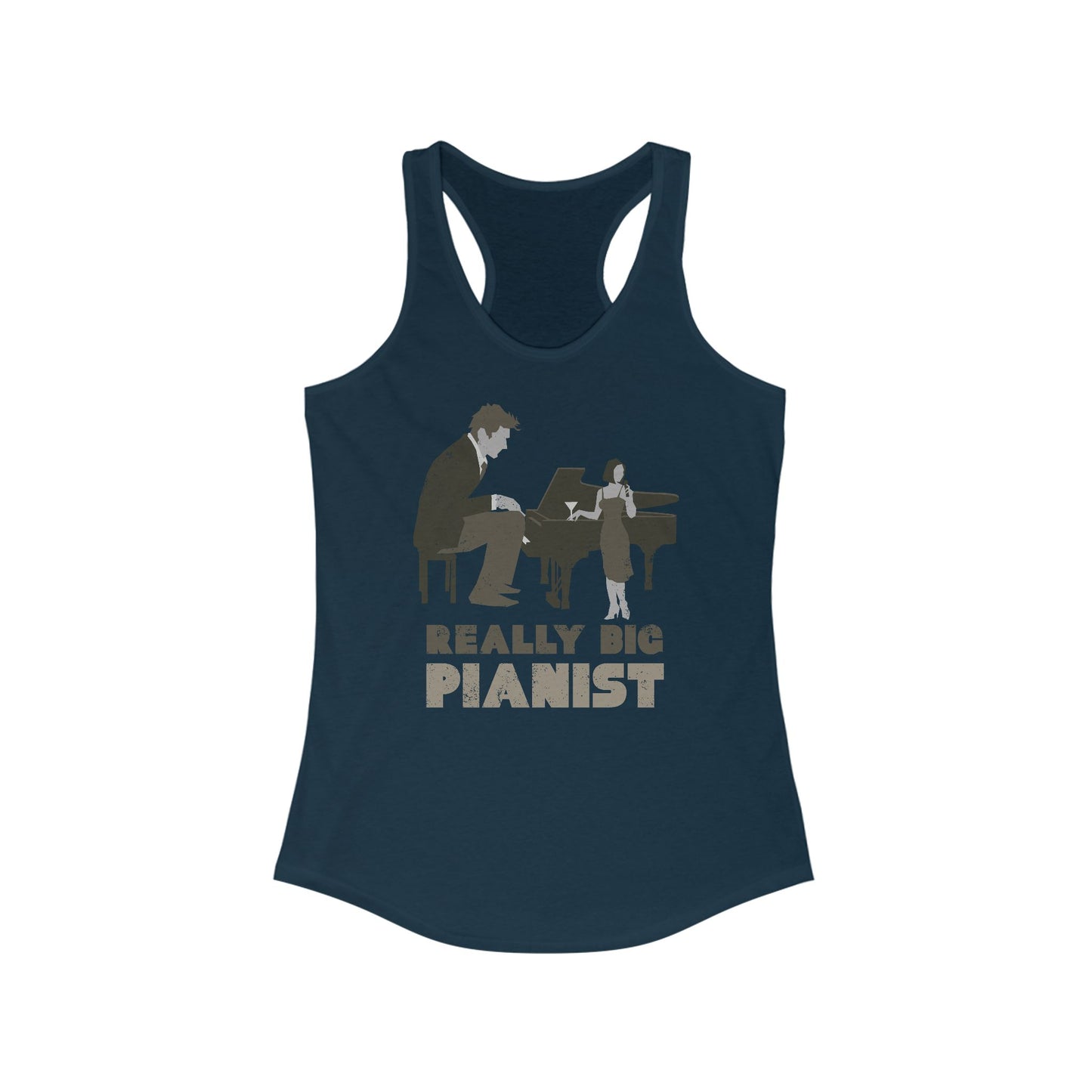 Really Big Pianist  - Women's Racerback Tank