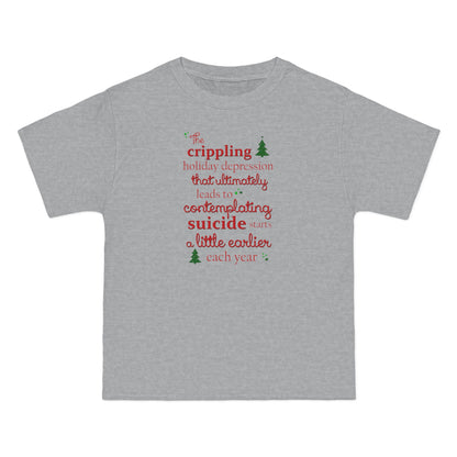 The Crippling Holiday Depression - Men's Heavyweight T-Shirt
