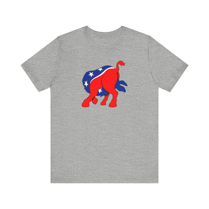 Democratic Donkey (Head Up Its Ass) - Men's T-Shirt