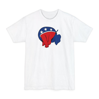 Republican Elephant (Head Up Its Ass) - Men's Tall T-Shirt
