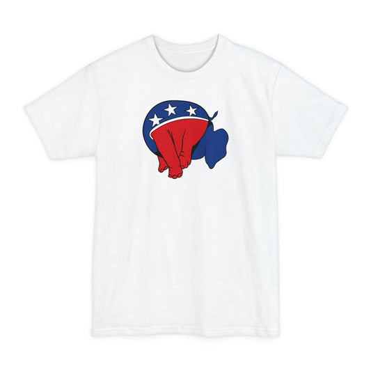 Republican Elephant (Head Up Its Ass) - Men's Tall T-Shirt