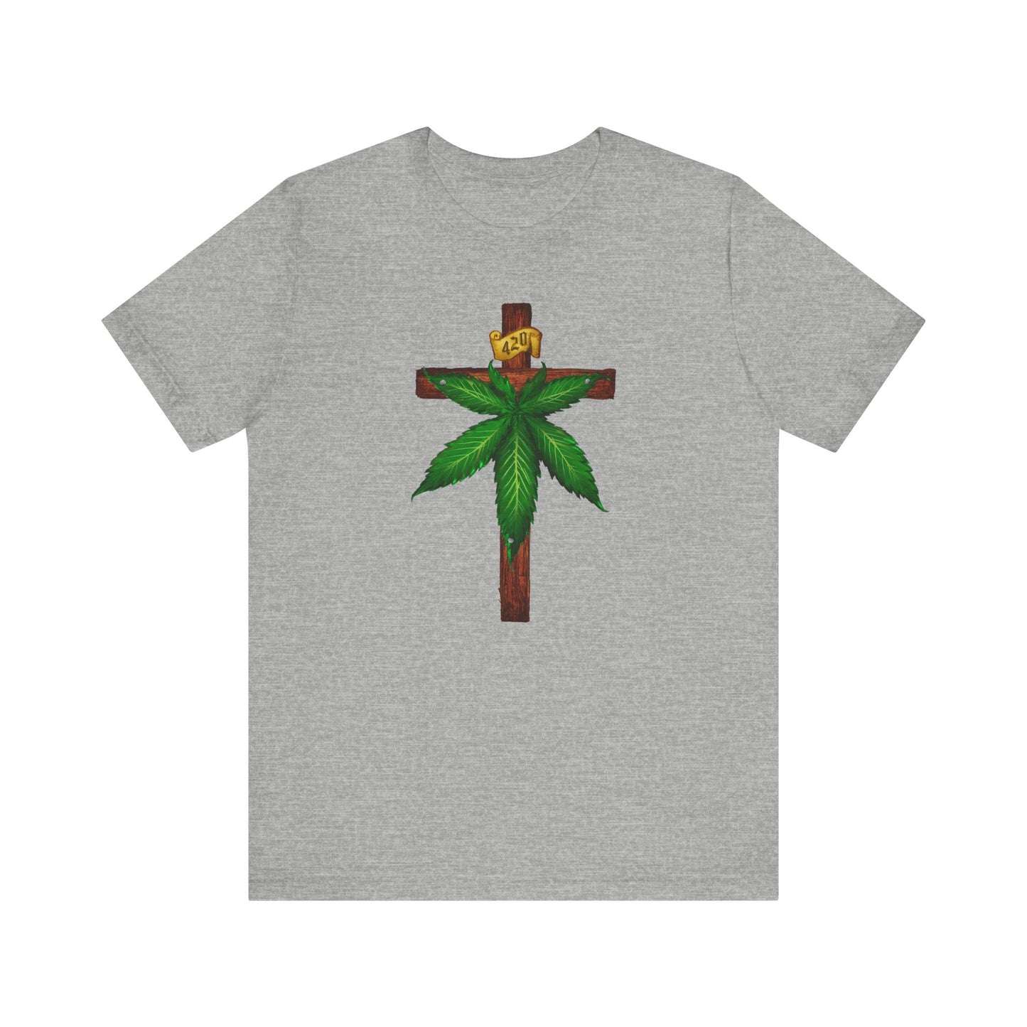 Marijuana Crucifixion - Men's T-Shirt