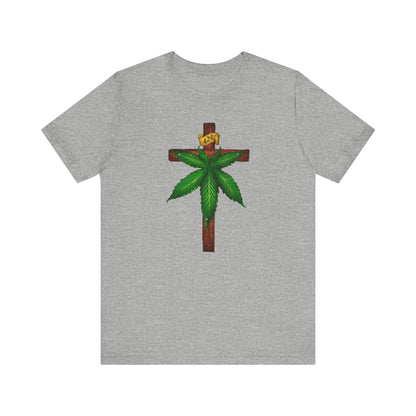 Marijuana Crucifixion - Men's T-Shirt