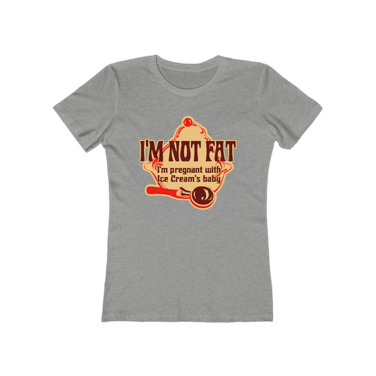 I'm Not Fat - I'm Pregnant With Ice Cream's Baby - Women’s T-Shirt