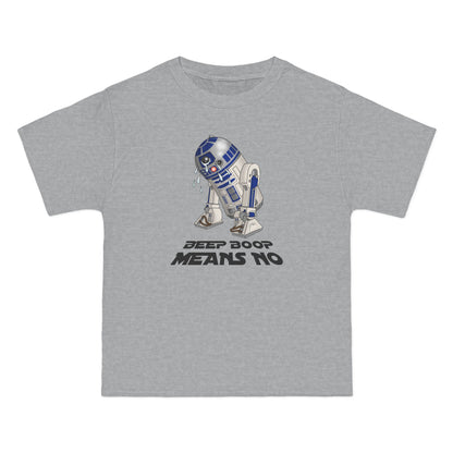 Beep Boop Means No - Men's Heavyweight T-Shirt