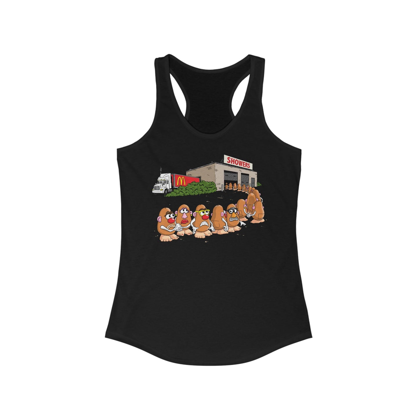 Showers- Women’s Racerback Tank
