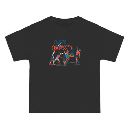 Shirts Vs. Skinless - Men's Heavyweight T-Shirt