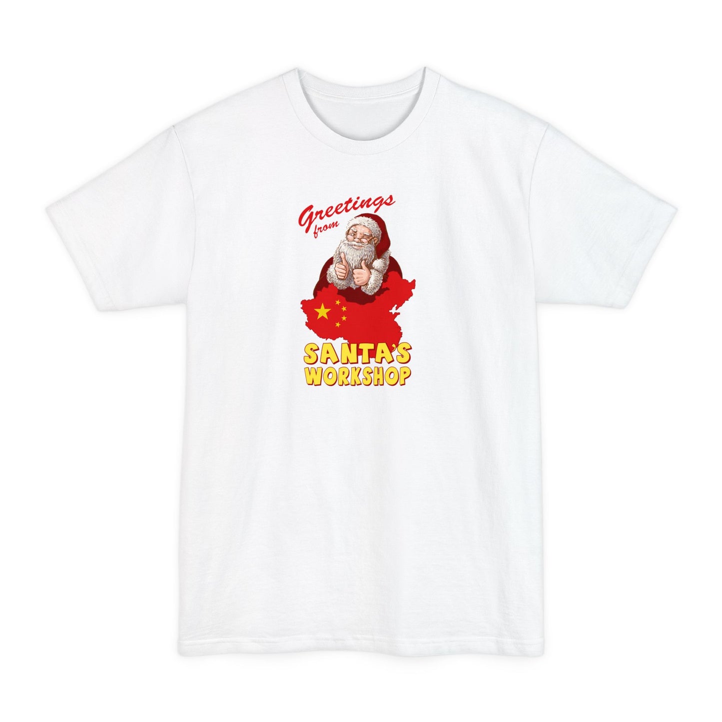 Greetings From Santa's Workshop (China) - Men's Tall T-Shirt