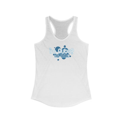 I'm Cute? No Shit - Women's Racerback Tank