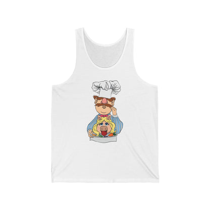 Chef's Special (Swedish Chef Serving Up Miss Piggy On A Platter) - Unisex Tank