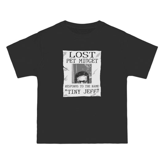 Lost Pet Midget Responds To The Name Tiny Jeff - Men's Heavyweight T-Shirt