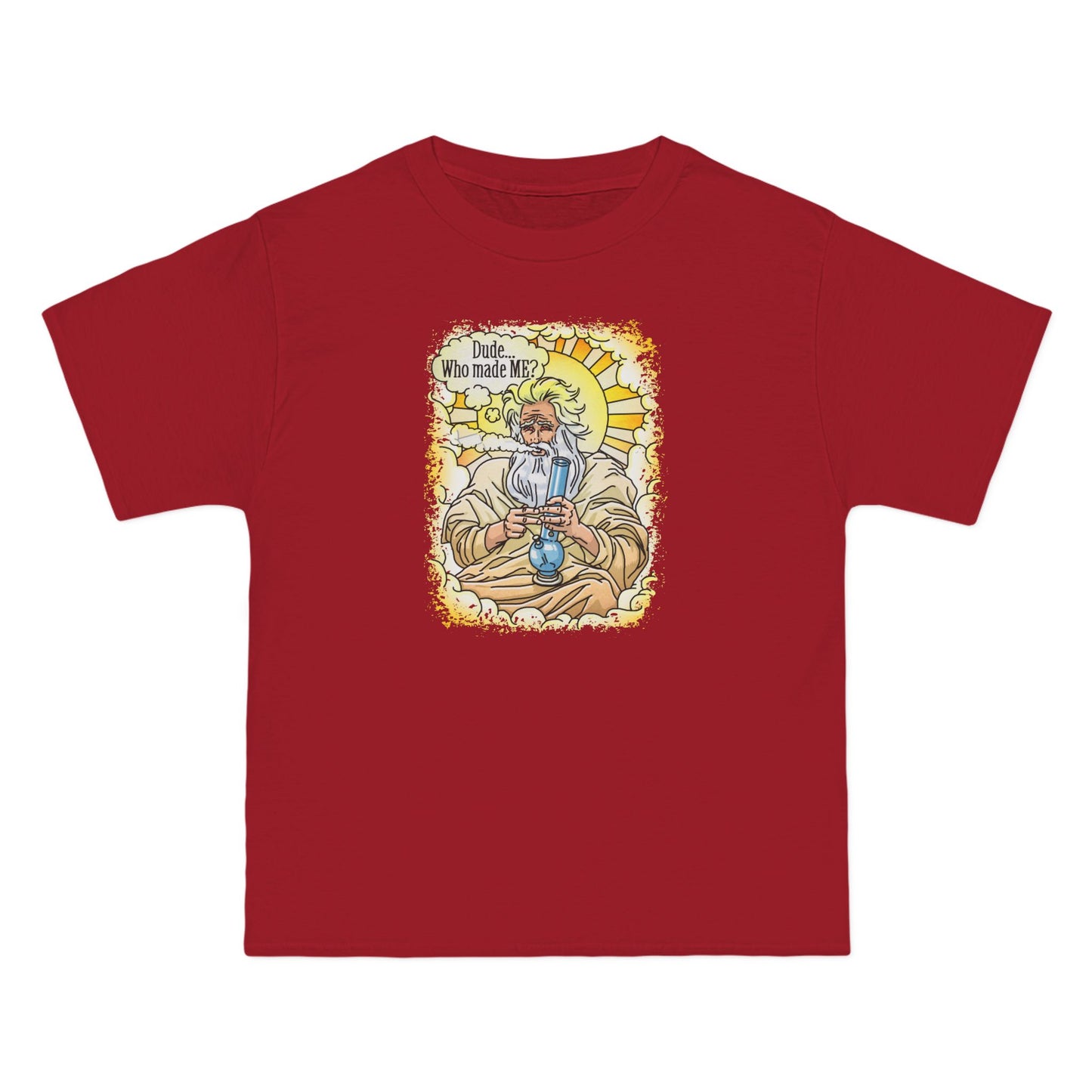 Dude... Who Made Me? - Men's Heavyweight T-Shirt