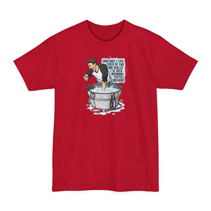 Sometimes I Lose Track Of Time And Realize I've Been Drowning Puppies For Hours - Men's Tall T-Shirt
