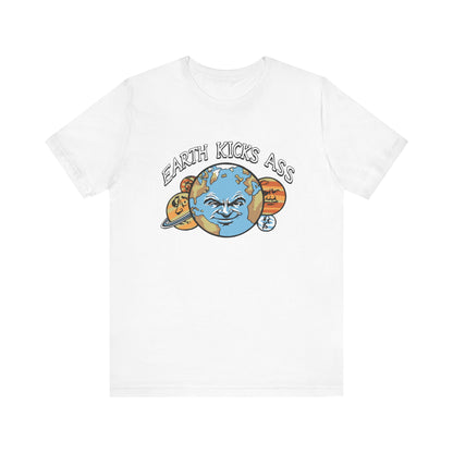 Earth Kicks Ass - Men's T-Shirt